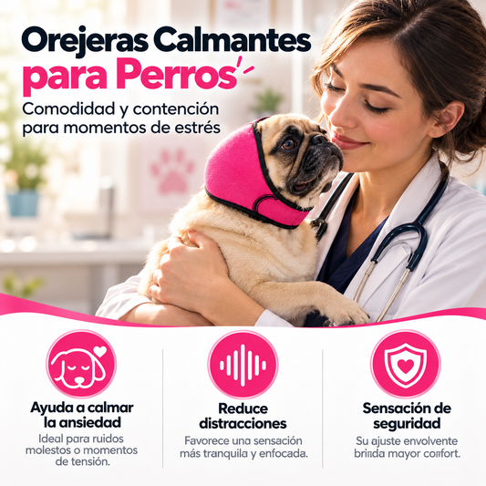 Orejeras Protectoras para Perros | Ajuste Suave